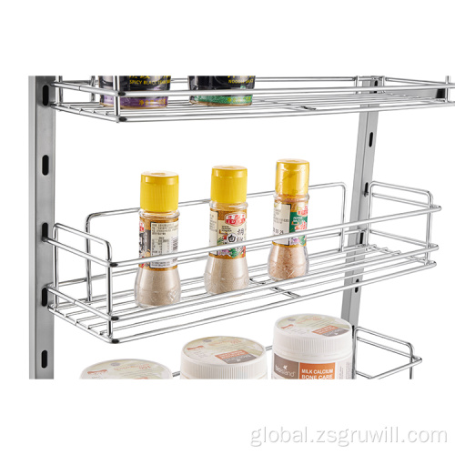 Kitchen Cabinet Storage Cabinet Drawer Basket Pull Out Spice Rack Organizer Supplier